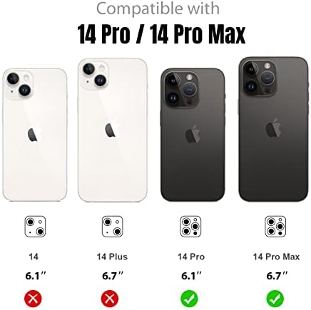 Jeluse [3X2 Pack] Kamera Lencséjét Védő 14 Pro Max 14 Pro, 9H Edzett Üveg Képernyő Védő Fedelet [Igazítás