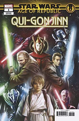 Star Wars: Age of Köztársaság-Qui-Gon Jinn 1E VF/NM ; Marvel képregény