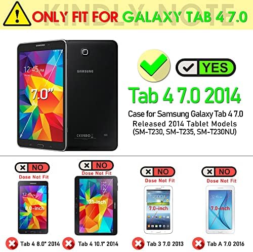 Tok Samsung Galaxy Tab 4 7.0 SM-T230/SM-T235/SM-T230NU Tabletta Ütésálló & Gyerekek Bizonyíték Hab Takarja,