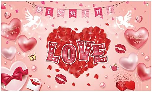 Nagy Valentin Nap Hátteret, Banner, Valentin Fal, Piros Szív Hátteret, Boldog Valentin Napot Banner Valentin