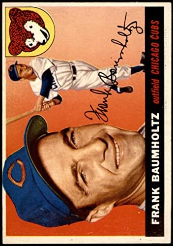 1955 Topps 172 Frank Baumholtz Chicago Cubs (Baseball Kártya) EX Cubs