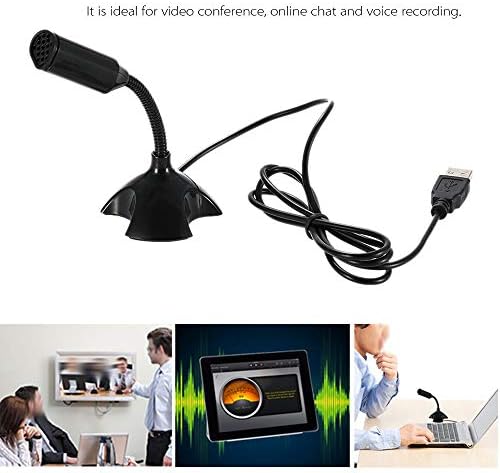 LHLLHL Mini USB Beszéd Felvételi Mikrofon Állítható Laptop Mikrofon Állvány Mikrofon a tartó Asztali PC