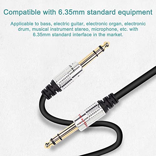 XMSJSIY 6.35 mm 1/4 AVR Fejhallgató-Elosztó Kábel,1/4 inch AVR Női Dual Sztereó Férfi Plug Y Elosztó Audio