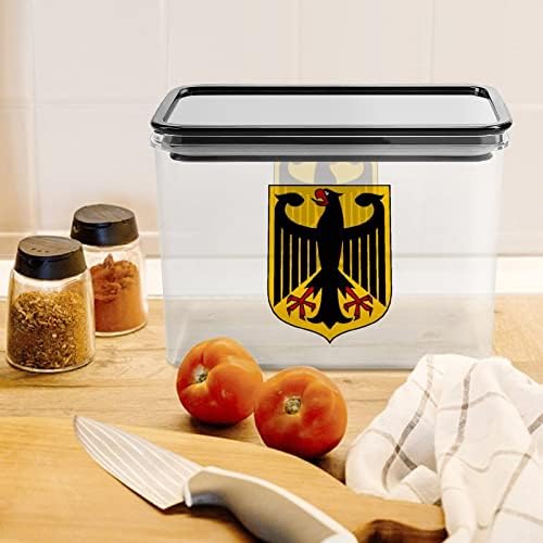 A címer a Németországi Élelmiszer-Tároló Tartály Tiszta Műanyag Tároló Dobozok Fedél Tömítés