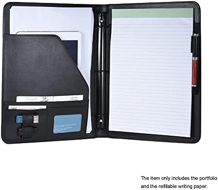 WFJDC Professzionális Üzleti Portfólió Szervező A4 PU Bőr névjegykártya U Flash Disk Jogosultja