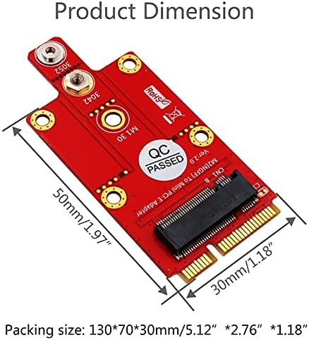 Csatlakozók 2021 M. 2 Kulcs a B Mini PCIE PCI-E Adapter Átalakító 3G/4G/5G Modul Csavarhúzó