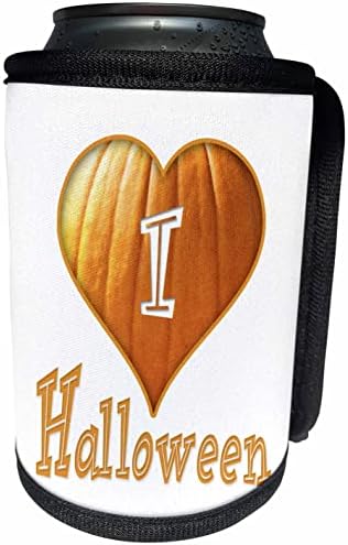 3dRose Kép Szavakat Szeretem a Halloween Sütőtök Szív - Lehet Hűvösebb Üveg Wrap (cc_353609_1)