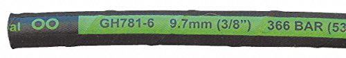 Aeroquip GH781 Sorozat MatchMate Plusz Hi-Impulzus Kettős Huzal Zsinór Tömlő, 5000 psi, 0.38 ID 0.69 OD,