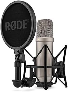 Rode NT1 5. Generációs Kondenzátor Mikrofon SM6 Shockmount, valamint Pop Szűrő - Ezüst