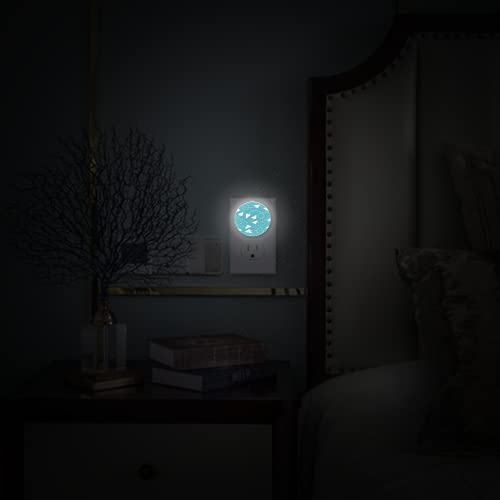 Éjjeli Lámpa Papír Repülőgép LED-es Éjszakai Fény Plug-in Dusk-hogy-Hajnal Érzékelő Hálószoba, Fürdőszoba,