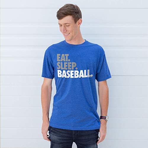 Enni, Aludni, Baseball Félkövér Szöveg Felnőtt Póló | Baseball-Tees által ChalkTalk Sport | Több Színben