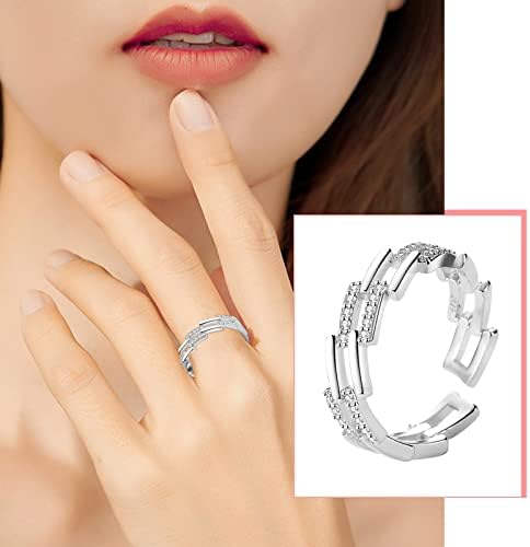 Csörög a Nők 2023 Születésnapi Ajándékok Index Divat Fény, Divat Luxus Gyűrű Női Személyre szabott Gyűrű