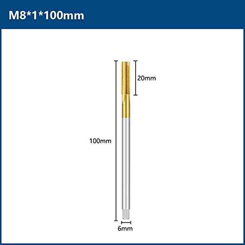 Csavar Érintse meg a Gyakorlat M2-M12 Szál Érintse meg Egyenes Fuvola 90-150 Hossza Metrikus Gép Plug