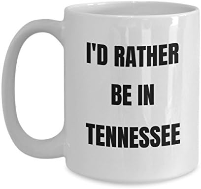 Tennessee Bögre - Inkább a Tennessee - Csésze Kávé - Tennessee Gag Ajándék Ötlet - Tennessee Ajándék Kosár,
