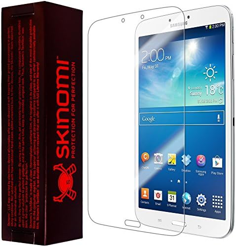 Skinomi képernyővédő fólia Kompatibilis a Samsung Galaxy Tab 3 8.0 (SM-T311) Tiszta TechSkin TPU Anti-Buborék