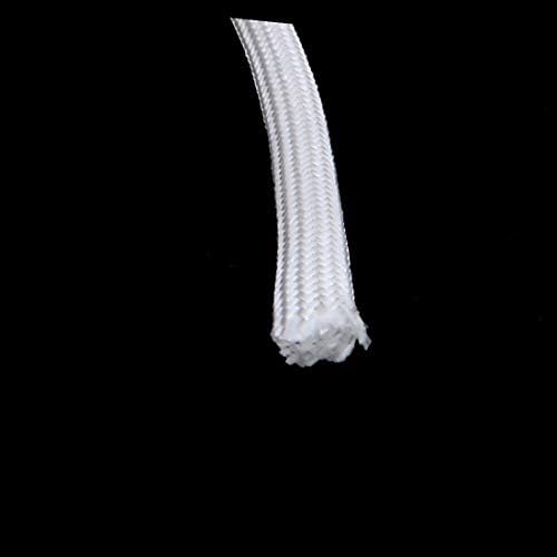 X-mosás ragályos Üvegszálas Gumi Szilikon Szigetelés Nélküli, Szigetelőcső 3mmx5M RoHS Fehér(Fibra de