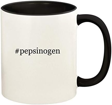 Akar beszélni velem Ajándékok pepsinogen - 11oz Hashtag Kerámia Színű Fogantyú Belső Bögre Bögre, Fekete