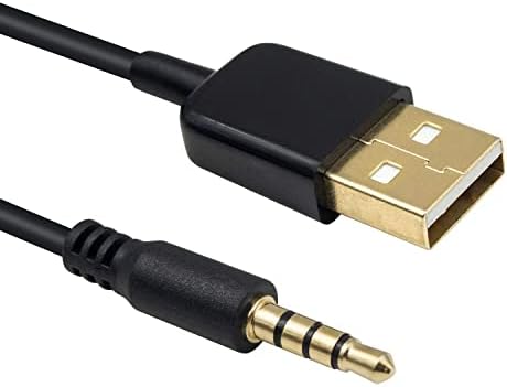 QDiShi DC 3,5 mm-es Férfi AUX Audio Jack-USB 2.0 Férfi Díj Kábel Adapter Kábel 3 Méter, Audio Autó Sztereó