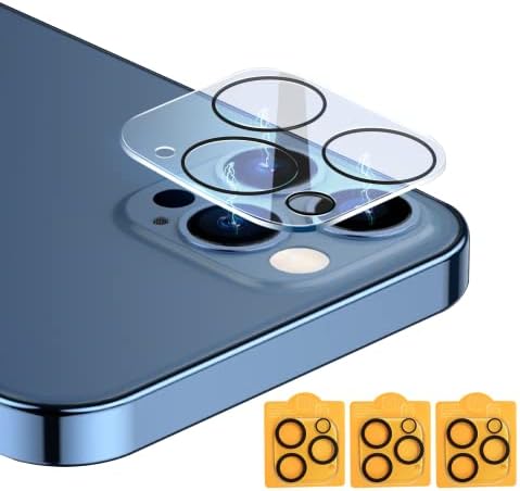CBLBXYB 3 Csomag Kamera Lencséjét Védő Kompatibilis iPhone 14 Pro Max/iPhone 14 Pro Kamera Lencséjét Védő