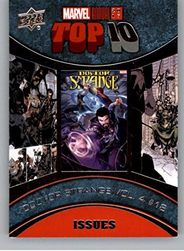 2018 Felső szint Marvel Éves Top 10 Kérdések TI-3 Doktor Strange Vol 418 Marvel Doktor Strange Vol 418