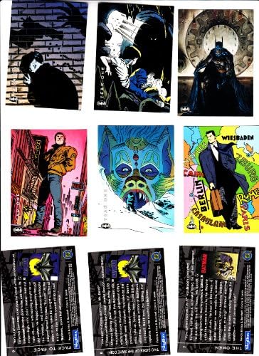 1994-es cellába zárnak Batman-Saga, a Sötét Lovag, 99, 100 kártya beállítása Eltűnt, csak a kártyát 85