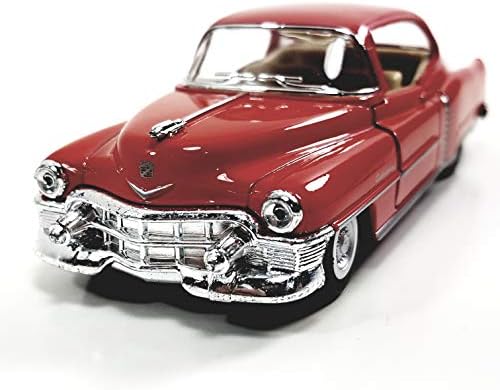 Kinsmart Cadillac Series 62 1953 Cseresznye Piros 2 ajtós Coupe 1/43 O Skála Fröccsöntött Autó Unisex