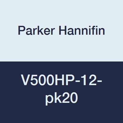 Parker Hannifin V500HP-12-pk20 Ipari golyóscsap, Delrin Molibdén-Diszulfid Pecsét, 6000 psi, 3/4 Női Szál