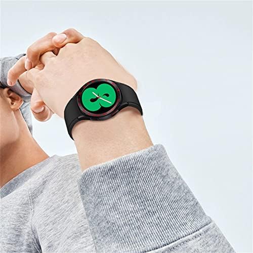NKDPTE Fém Óra Gyűrű Kompatibilis Galaxy Watch4 46 Mm-es Karcolás Védelem Fém táska