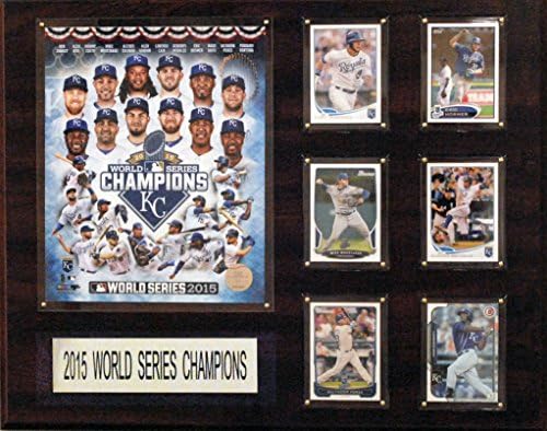 C&I Műtárgy MLB Kansas City Royals 2015 World Series Bajnokok Emléktábla, 16x20