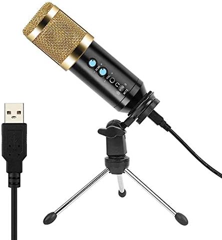 KXDFDC Professzionális Kondenzátor USB Mikrofon Állvány Laptop Énekel Streaming Játék Podcast Stúdió Felvétel