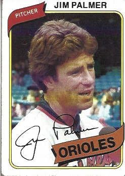 Topps Jim Palmer 1980-As Baseball-Kártya 590