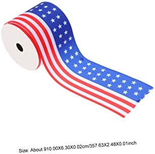 BESTOYARD 3pcs Függetlenség Napja Szalag Ajándék Szalag Egyesült Államok Zászló Szalag a Kézműves Amerikai