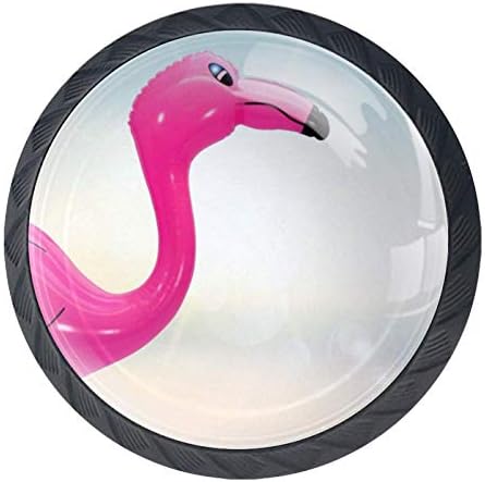 Idealiy Nyáron a Madarak Flamingók Ajtó Fiók Húzza Kezelni Bútor Dekoráció Konyha Szekrény, fésülködő