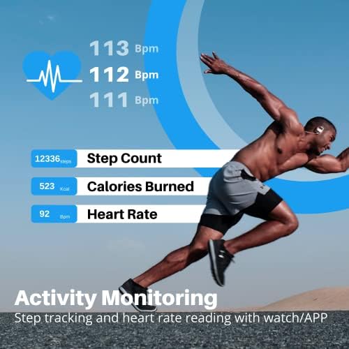 Beantech S3 Okos Nézni, Érintse meg a Képernyőn Nézni a Férfiak, Fitness Tracker & Heart Rate Monitor,
