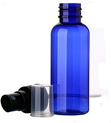 SINIDE Permetező Üveget, 50ML/1.7 OZ, 4 Csomag Kék Üres Finom Köd Műanyag Mini Utazási Üveg Szett, Hordozható