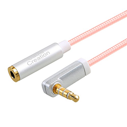 CableCreation Audio Hosszabbító Kábel, 10 FT 3.5 mm 1/8? TRRS Férfi-Nő Sztereó Kábel Compatib a Telefonok,