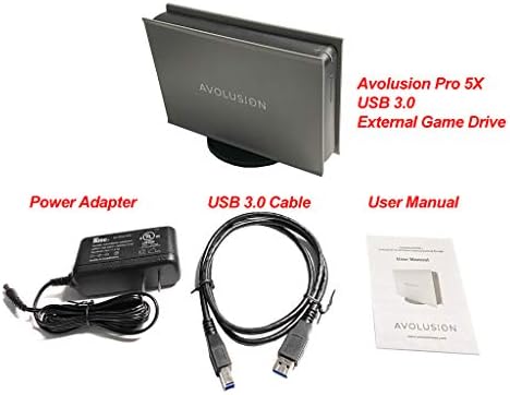 Avolusion PRO-5X Sorozat 8TB USB 3.0 Külső Szerencsejáték-Merevlemez Dolgozik PS4 Eredeti, Slim & Pro